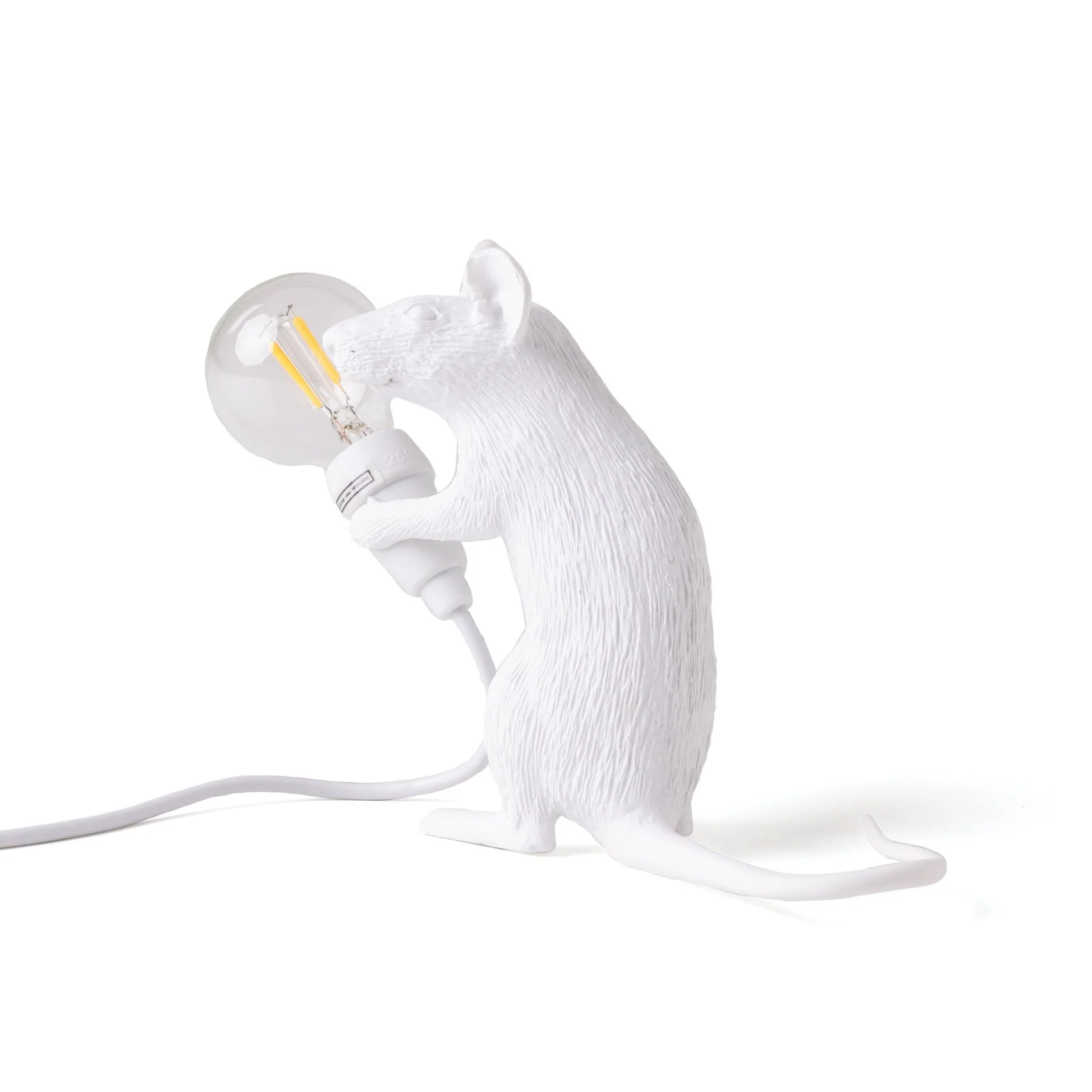 Seletti Mouse Lamp Mac – White - Image 5