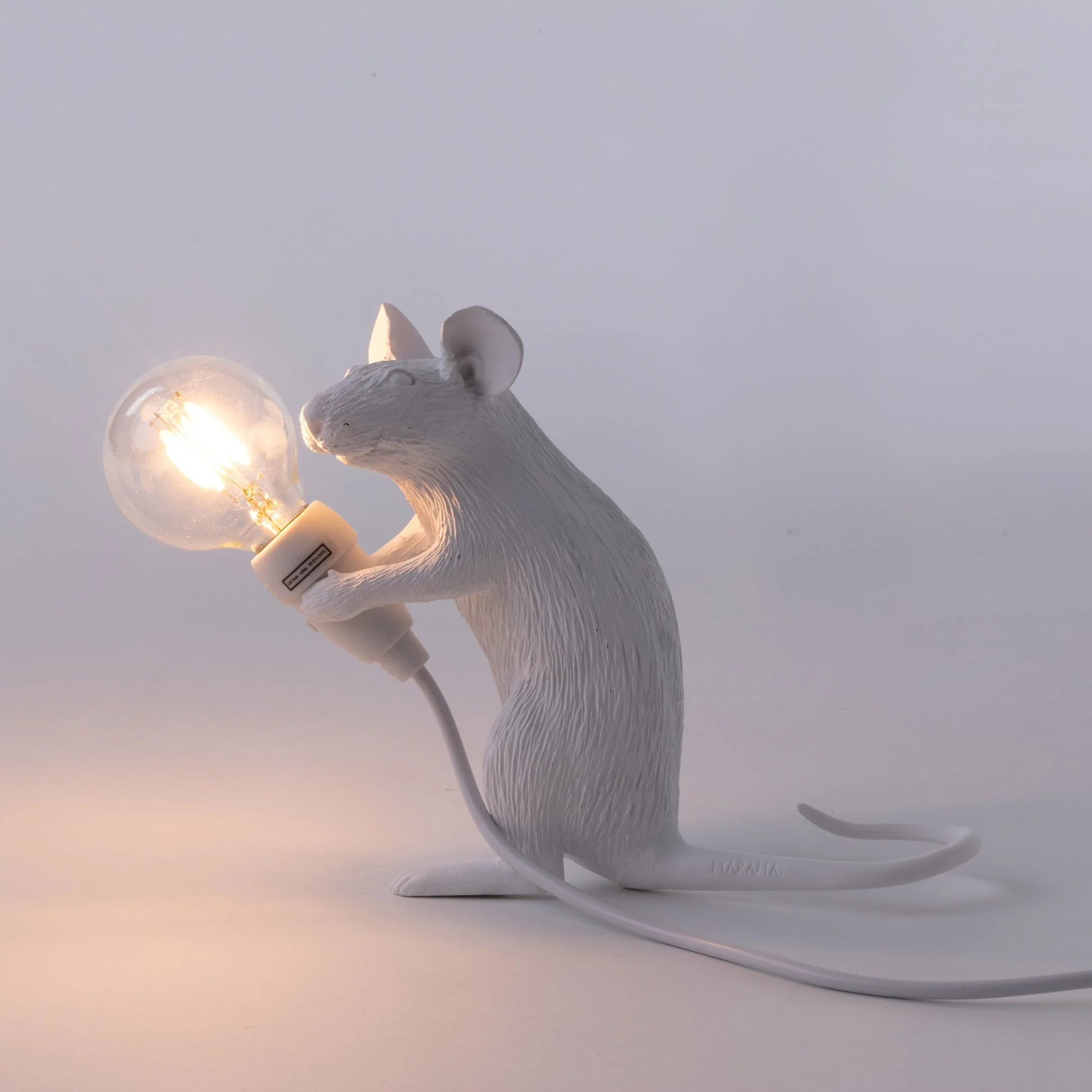 Seletti Mouse Lamp Mac – White - Image 6