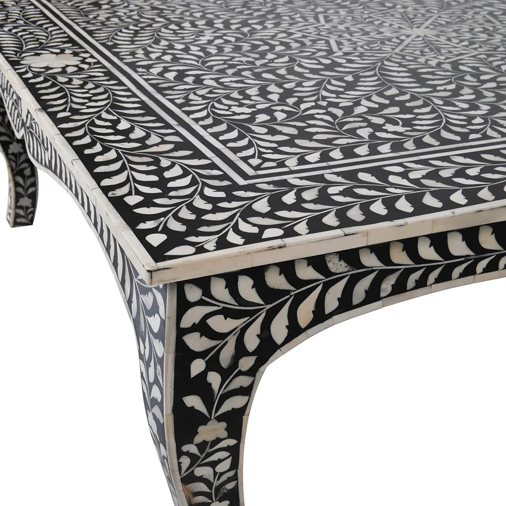 Silas Coffee Table with Bone Inlay - Image 4
