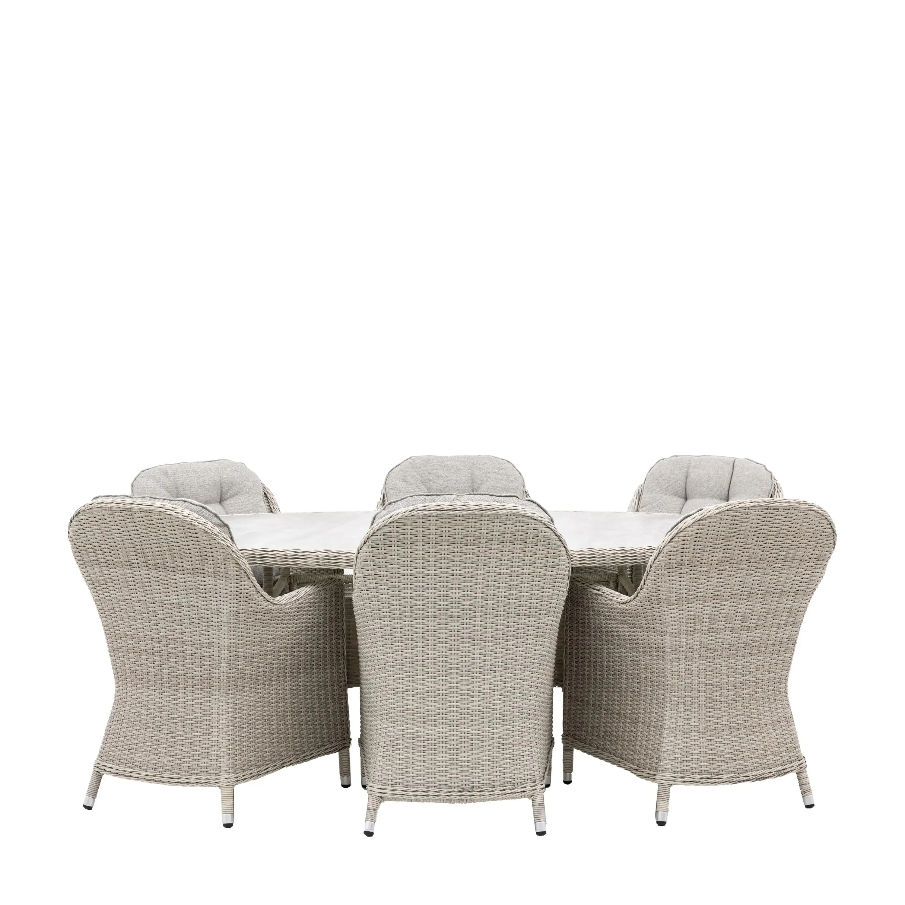 Silvester Oval Dining Set – 6 Seater