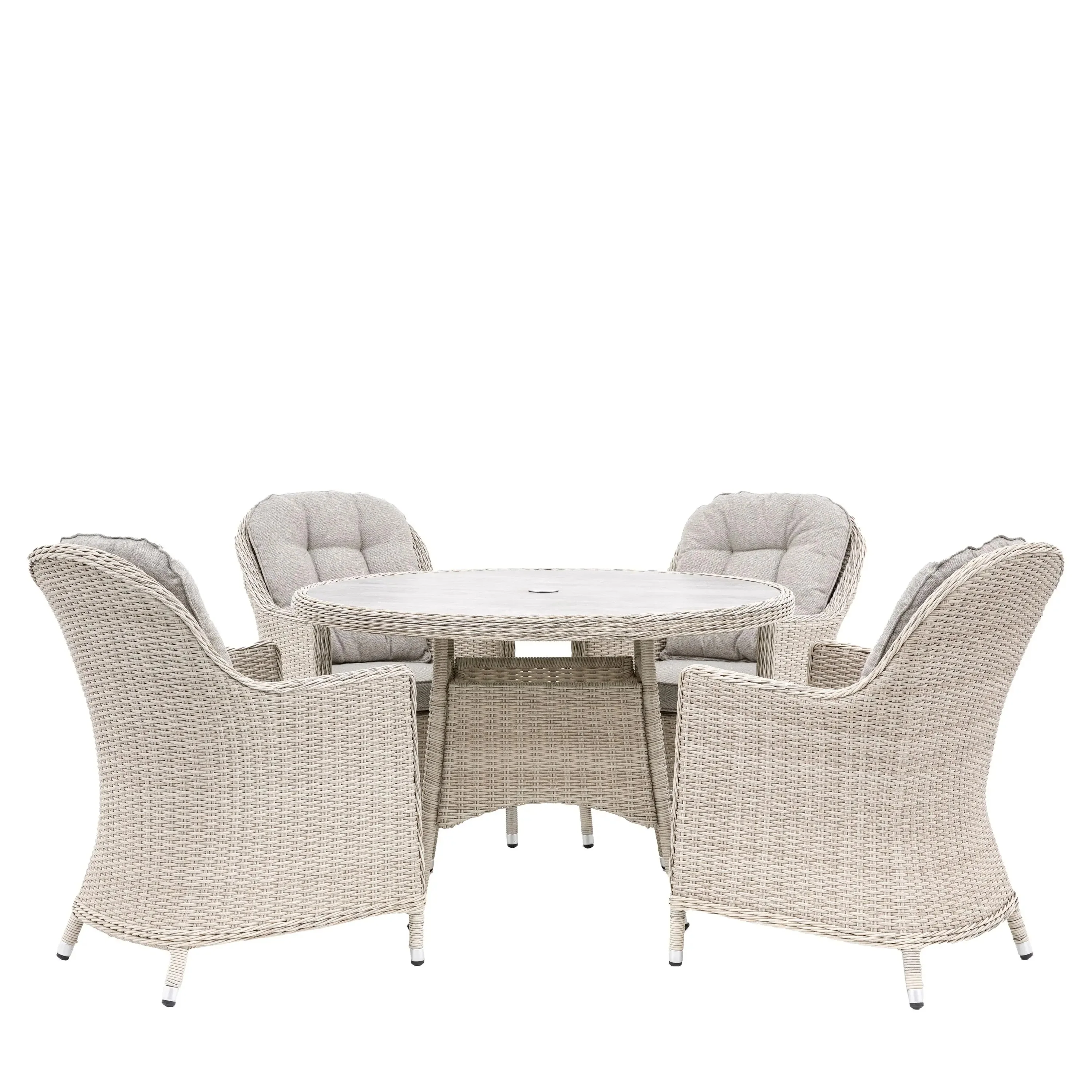 Silvester Round Dining Set – 4 Seater