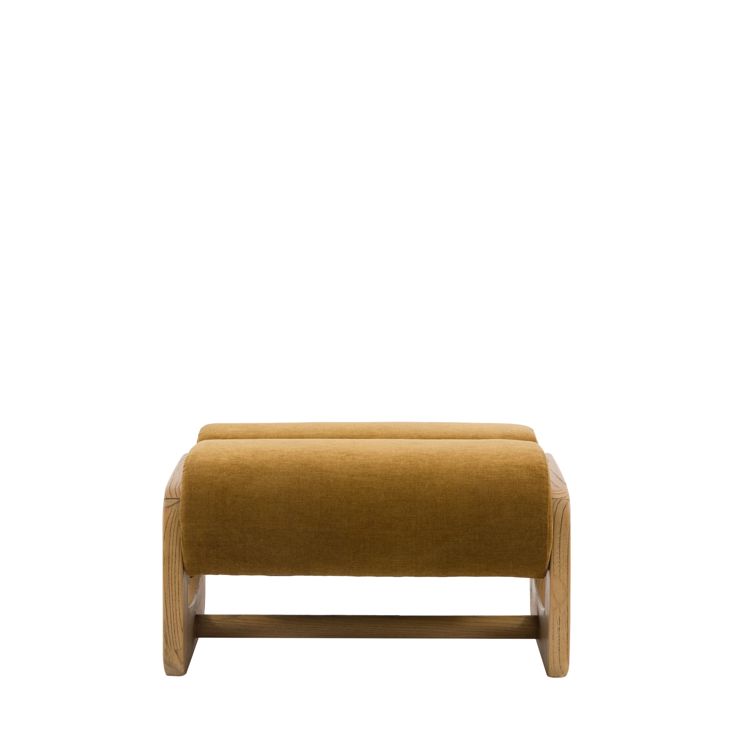Solace Footstool – Verona Golden