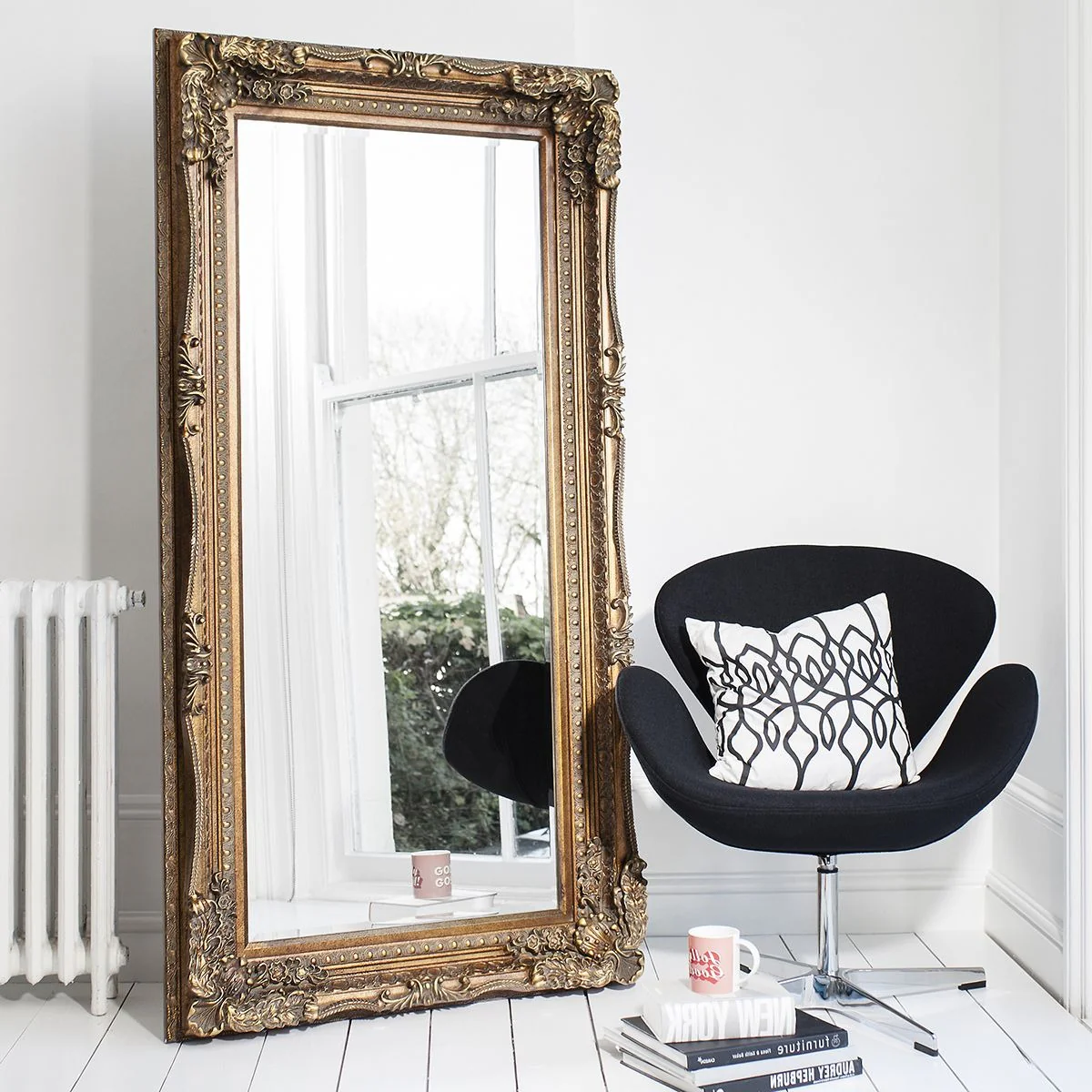 Sovereign Leaner Mirror – Gold - Image 2