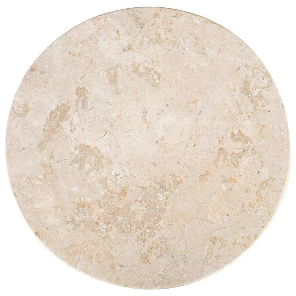 Sullivan Plus Side Table in Cream Marble - Image 4