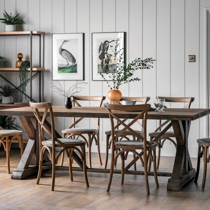 Tevin Farmhouse Dining Table – Small - Image 4