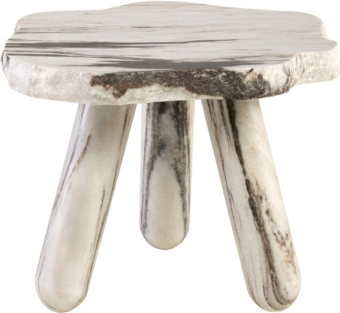 Thaddeus Side Table – Panda White Marble - Image 4