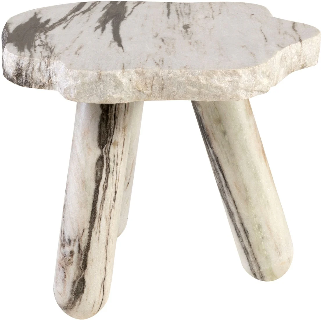 Thaddeus Side Table – Panda White Marble - Image 5