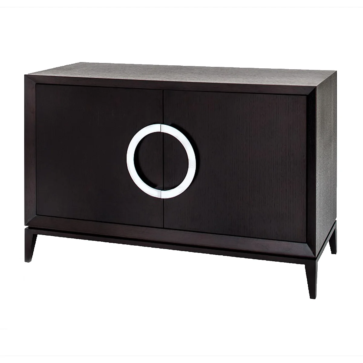 Liang & Eimil Rochel Sideboard with Quartered Oak Veneer and Chrome
