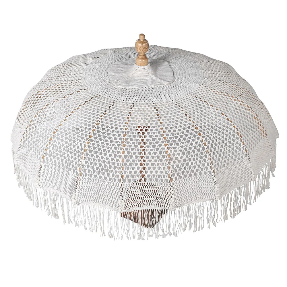 The Elowen Cotton Fringe Parasol - Image 2