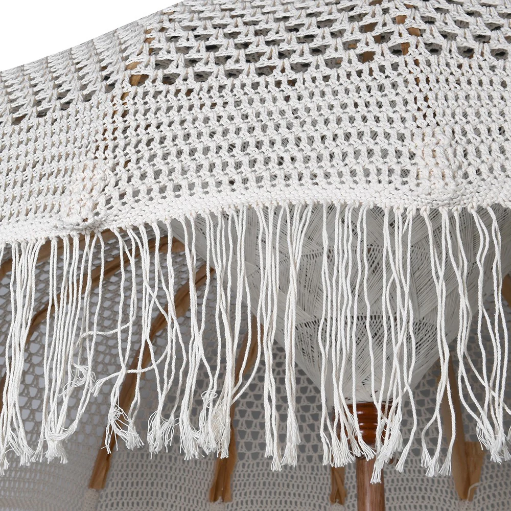 The Elowen Cotton Fringe Parasol - Image 3