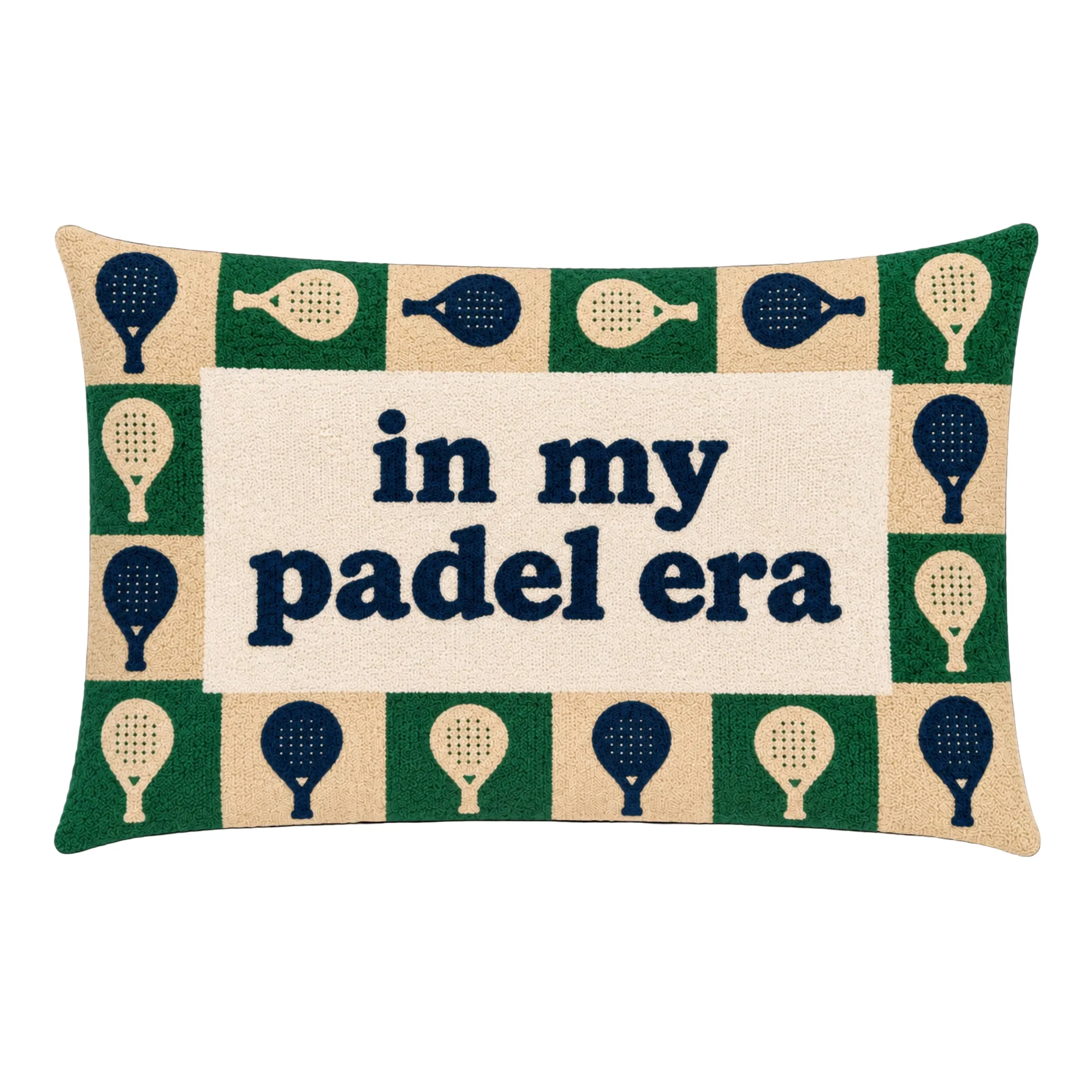 The Pillow Drop In My Padel Era Needlepoint Cushion