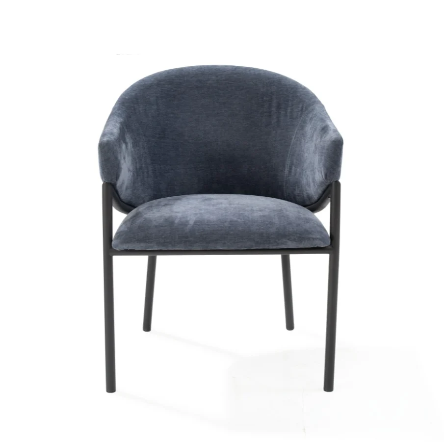 Tommy Franks Aidan Armchair – Navy – Set of 2 - Image 2