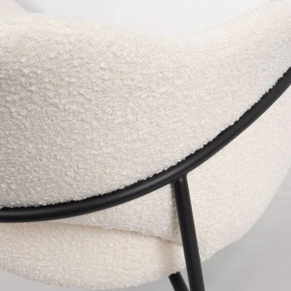 Tommy Franks Arteta Accent Chair – Polar Boucle - Image 5