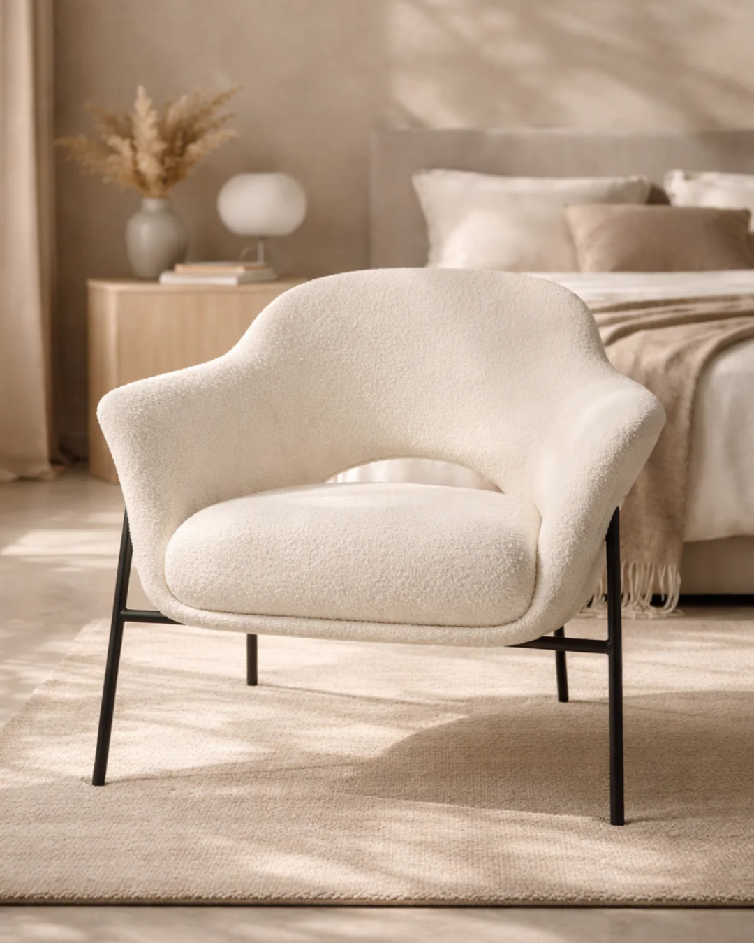 Tommy Franks Arteta Accent Chair – Polar Boucle - Image 6