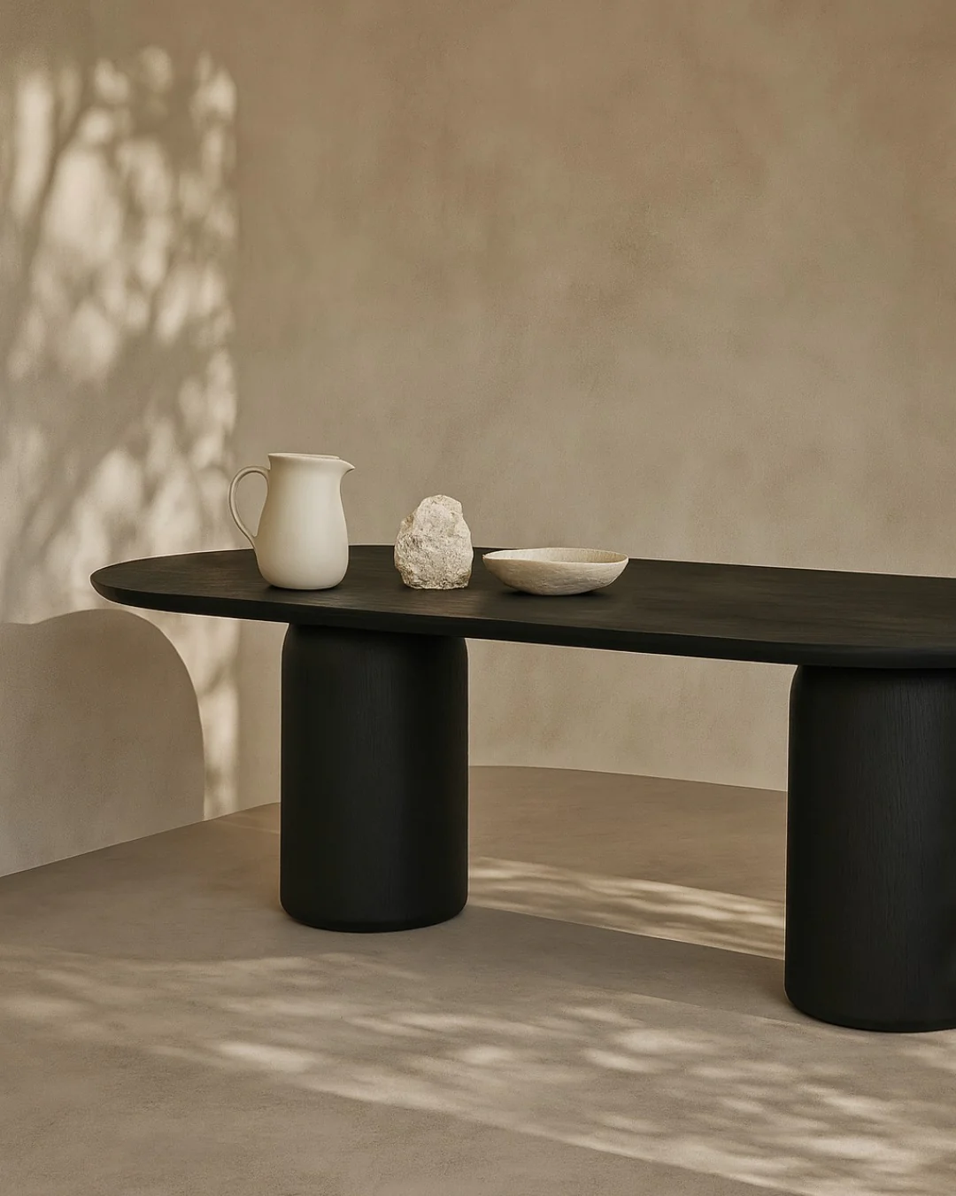 Tommy Franks Basilca Dining Table - 270cm - Matte Black - Image 2