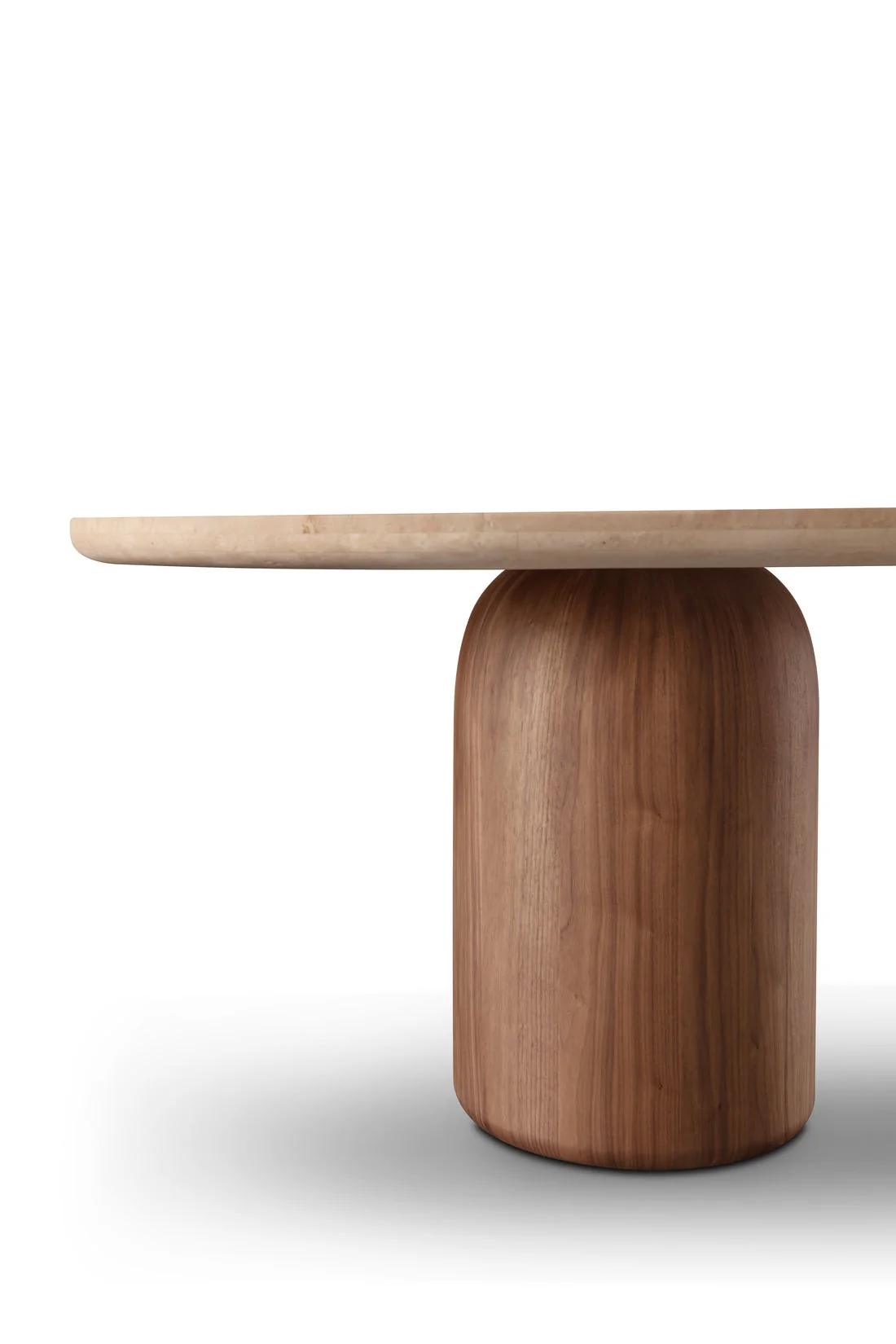 Tommy Franks Basilca Dining Table - 270cm - Walnut Travertine - Image 3