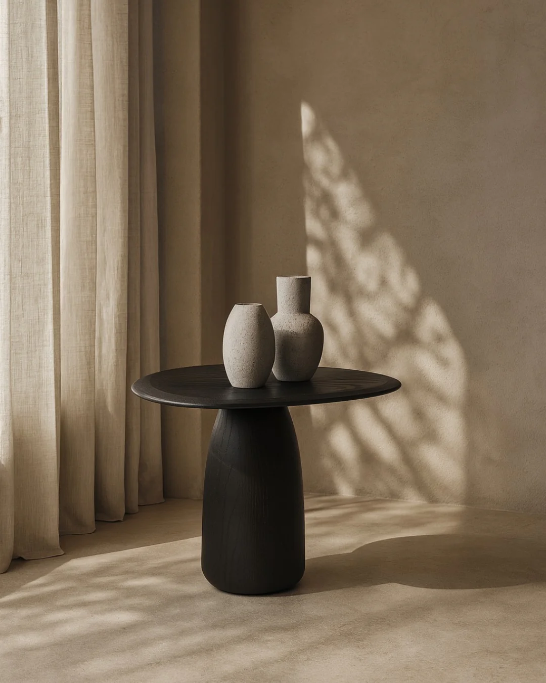 Tommy Franks Basilca Side Table - Matte Black - Image 3