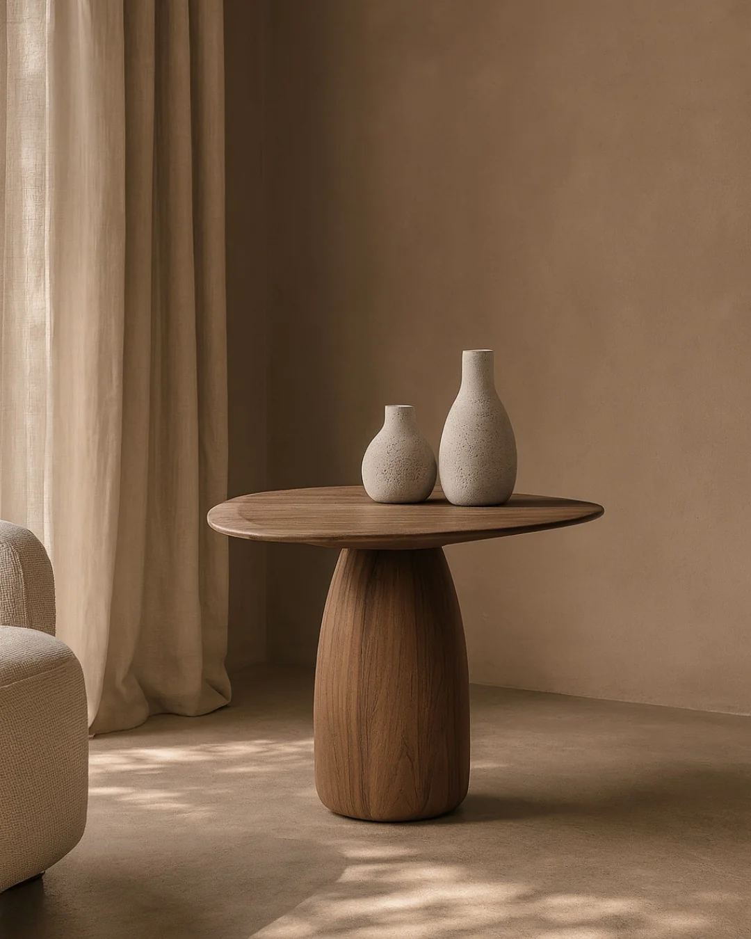 Tommy Franks Basilca Side Table - Walnut - Image 3