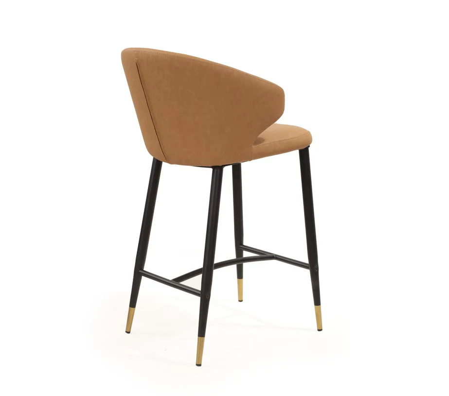 Tommy Franks Bellroy Bar Stool - Vintage Eco Pelle Honey - Image 3