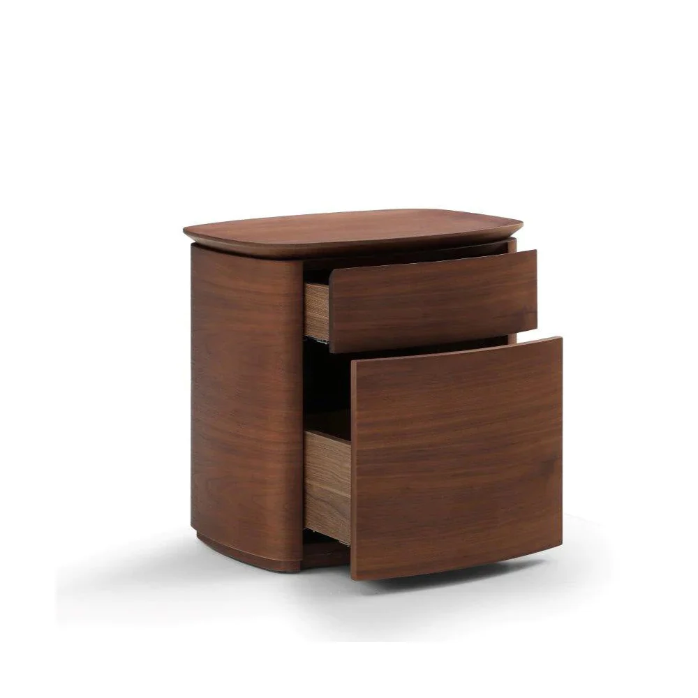 Tommy Franks Blade Bedside Table – Dark Walnut - Image 3