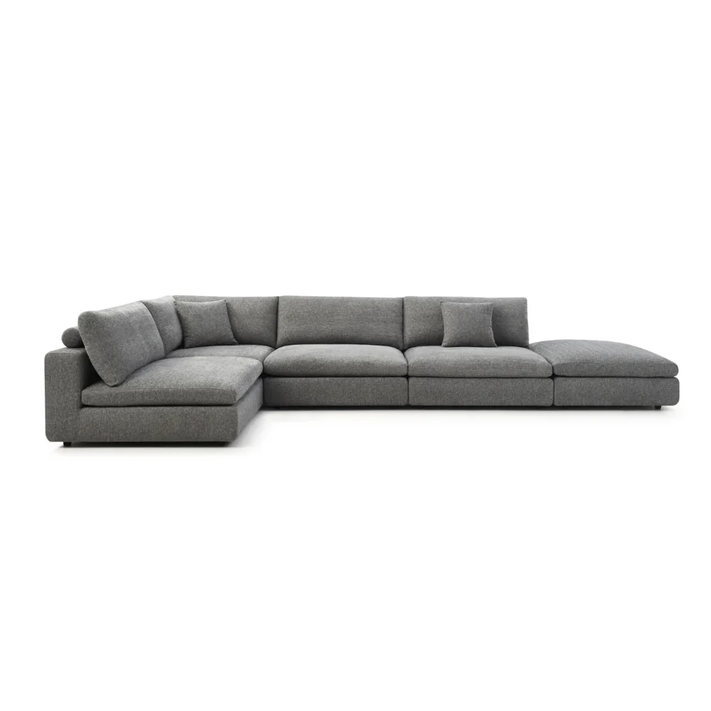 Tommy Franks Blanco 5 Piece Modular Sofa – Charcoal