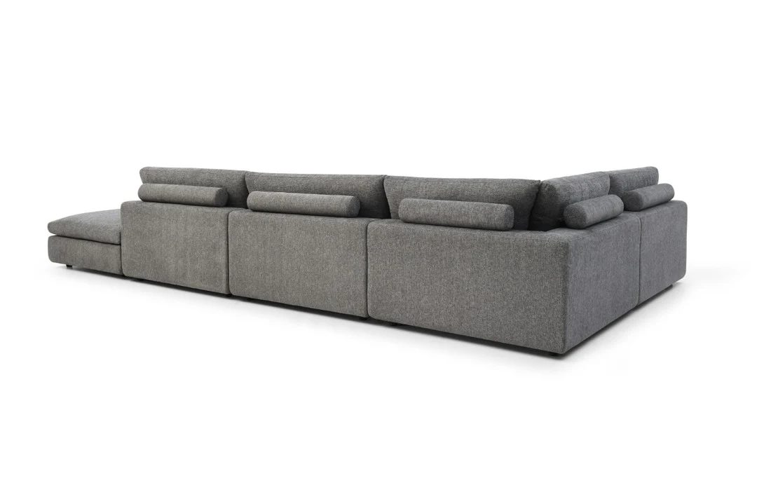 Tommy Franks Blanco 5 Piece Modular Sofa – Charcoal - Image 3