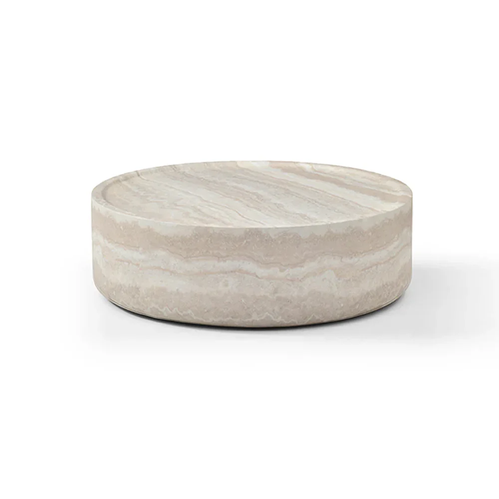 Tommy Franks Ciladro Coffee Table – Faux Travertine – Large