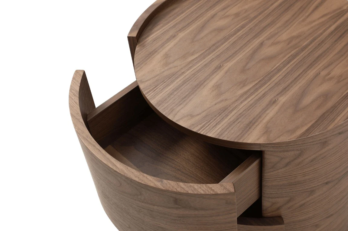 Tommy Franks Dexter Bedside Tables – Walnut – Set of 2 - Image 5