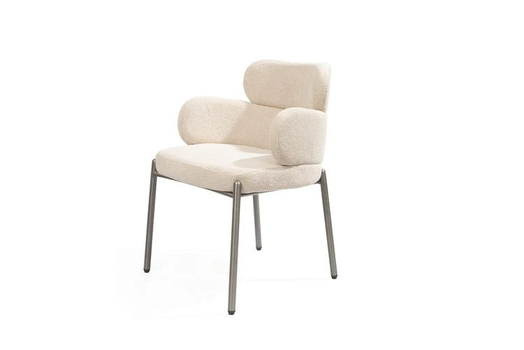 Tommy Franks Dream Dining Chair – Embley Bouclé Taupe - Image 2