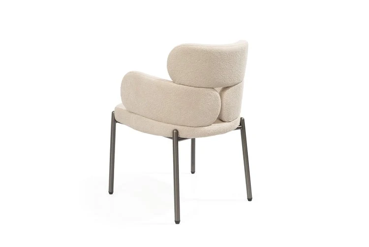 Tommy Franks Dream Dining Chair – Embley Bouclé Taupe - Image 3