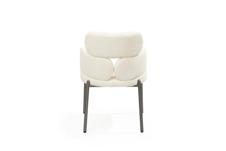 Tommy Franks Dream Dining Chair – Embley Bouclé White - Image 3