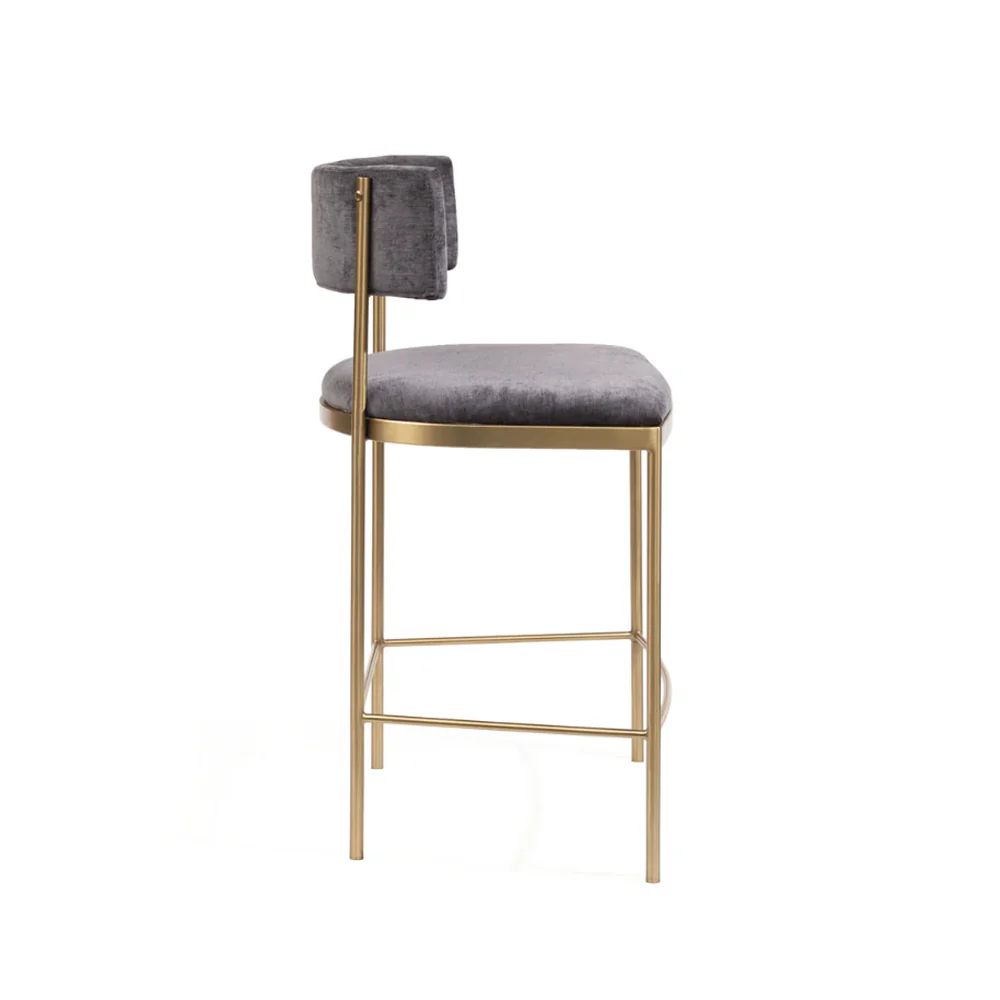Tommy Franks Envie II Counter Stool – Giselle Dark Charcoal - Image 4