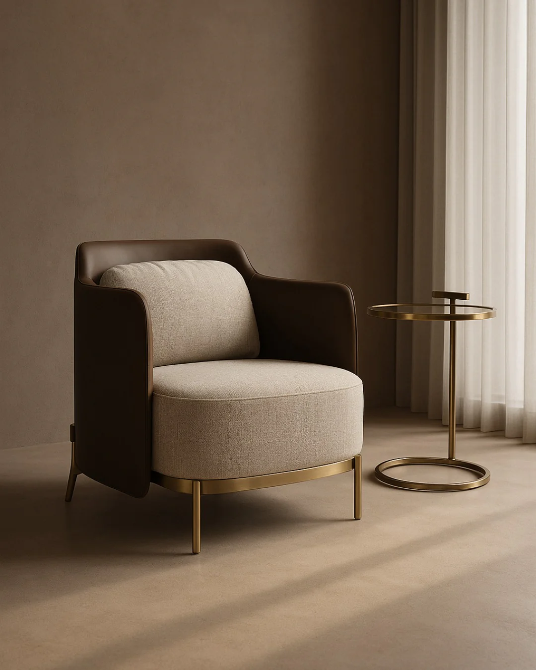 Tommy Franks Gemma Lounge Chair – Olive - Image 3