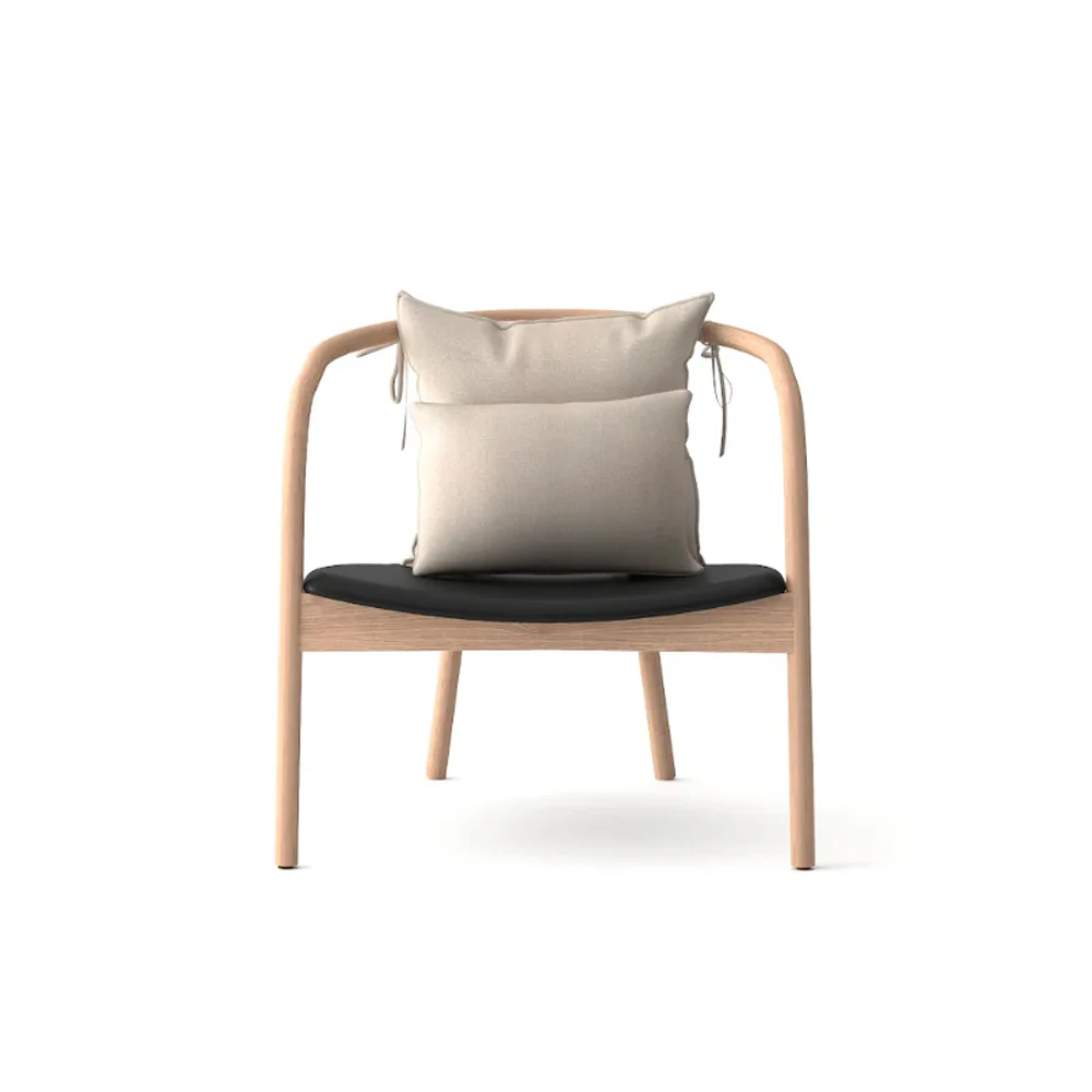 Tommy Franks Ikigae Solid Oak Lounge Chair
