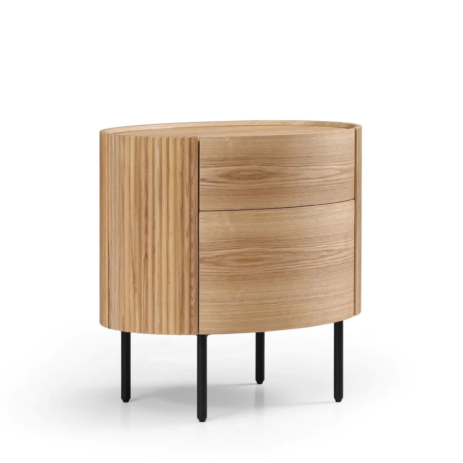 Tommy Franks Lantine Bedside Table – Ash Oak - Image 2
