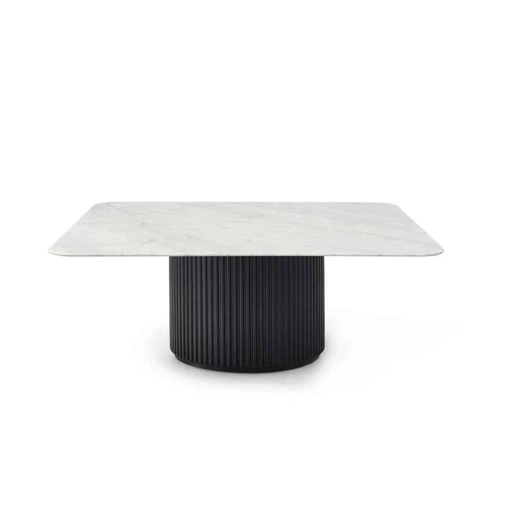 Tommy Franks Lantine Marble Coffee Table – Matte Black
