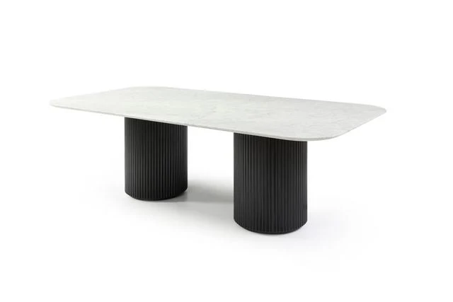 Tommy Franks Lantine Marble Dining Table – Matte Black – 270cm - Image 2