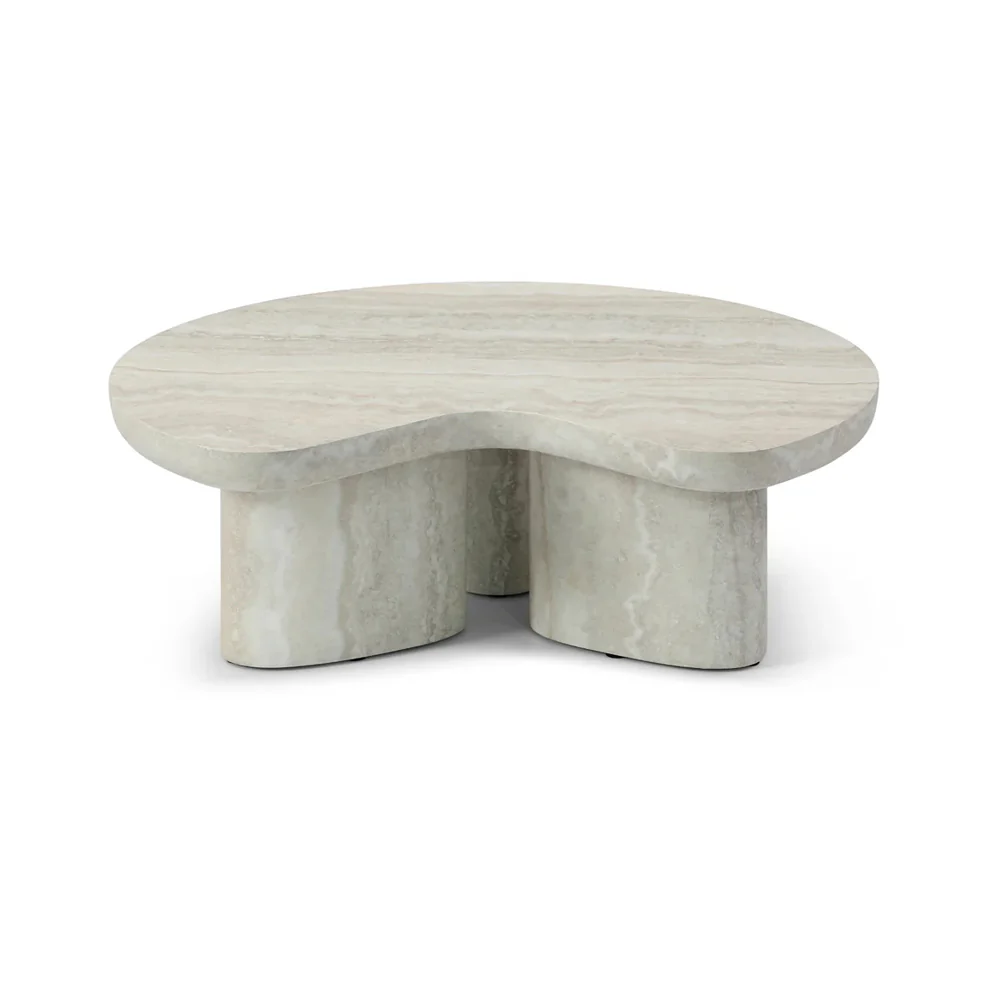 Tommy Franks Lilac Coffee Table – Faux Travertine