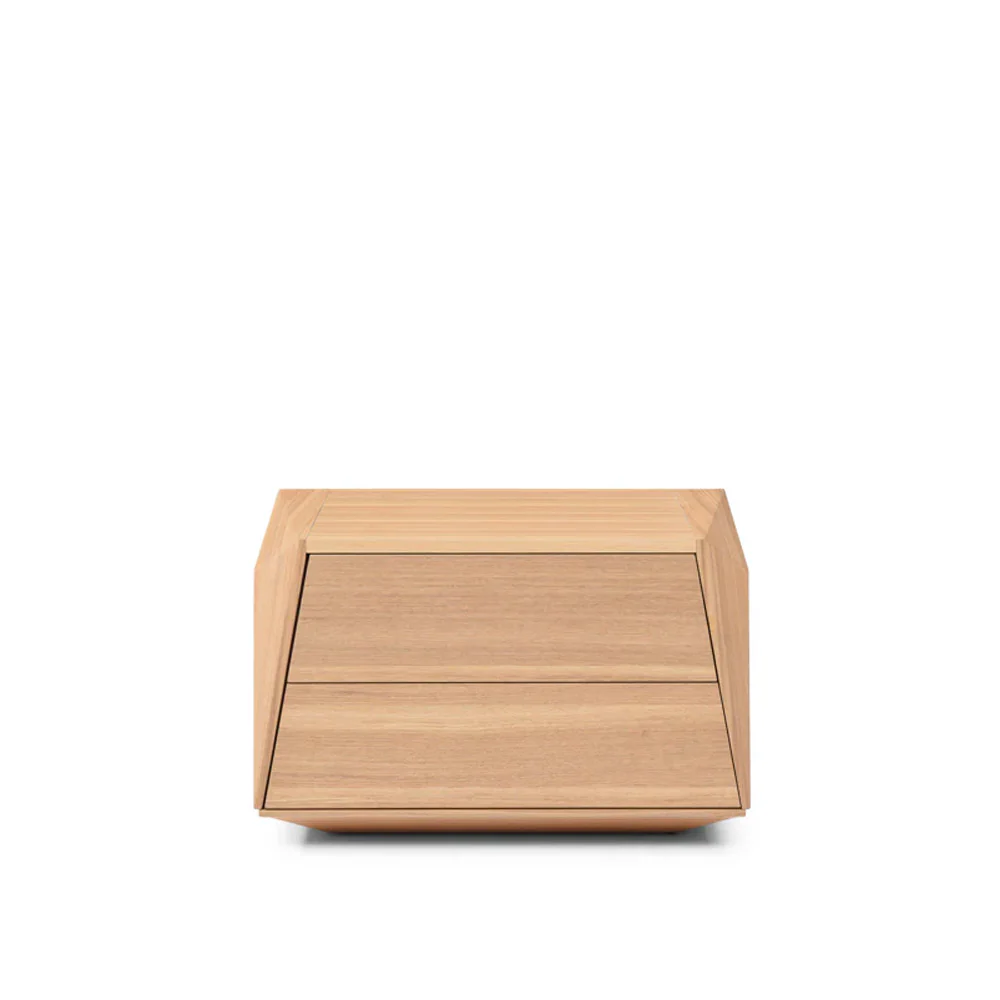 Tommy Franks Madon Wide Bedside Table - 70cm – Ash Oak