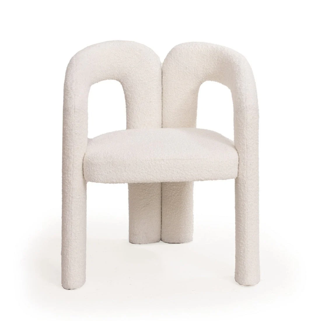 Tommy Franks Mavis Dining Chair – Chex Polar Bouclé