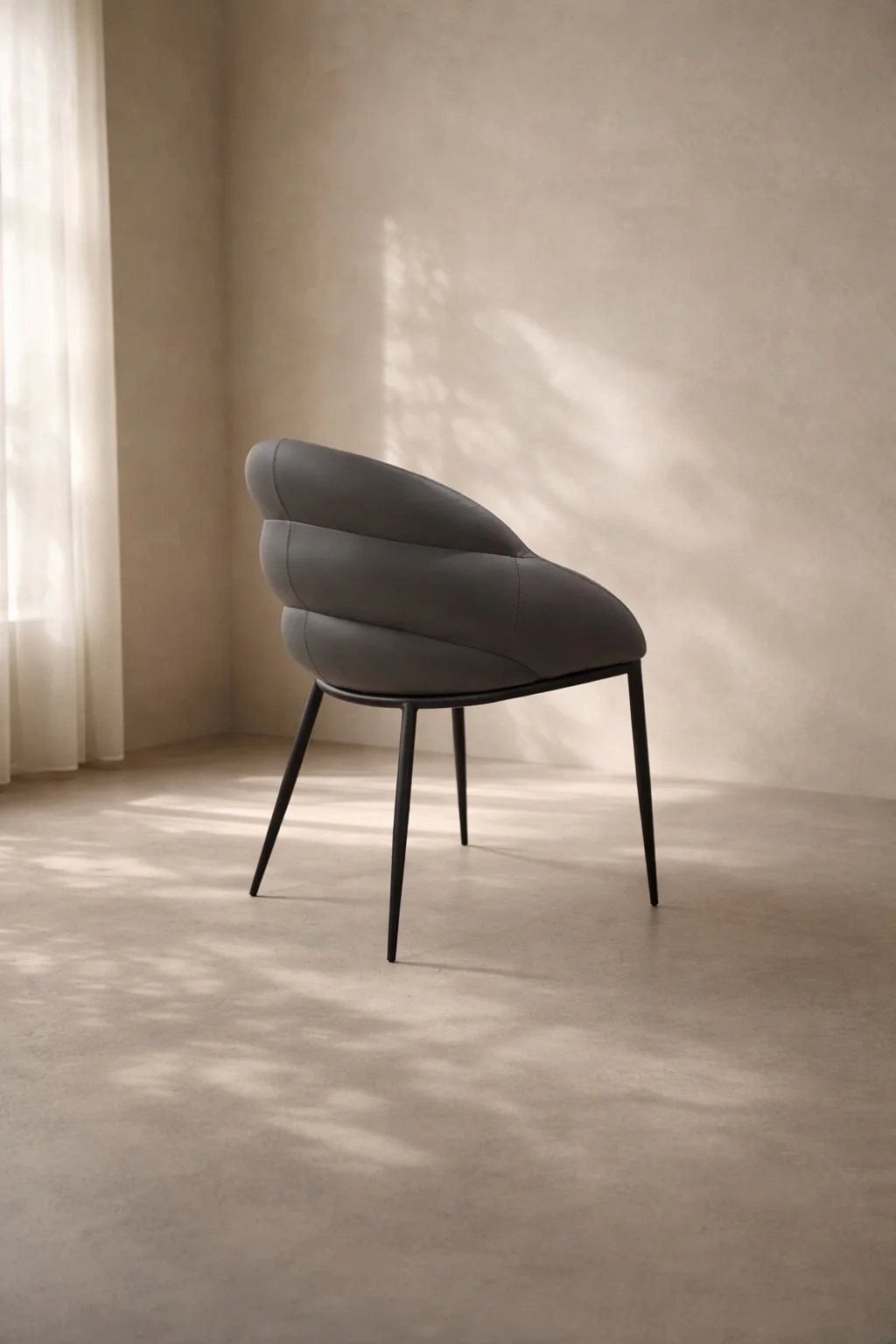 Tommy Franks Mayer Dining Chair – Dark Grey - Image 5