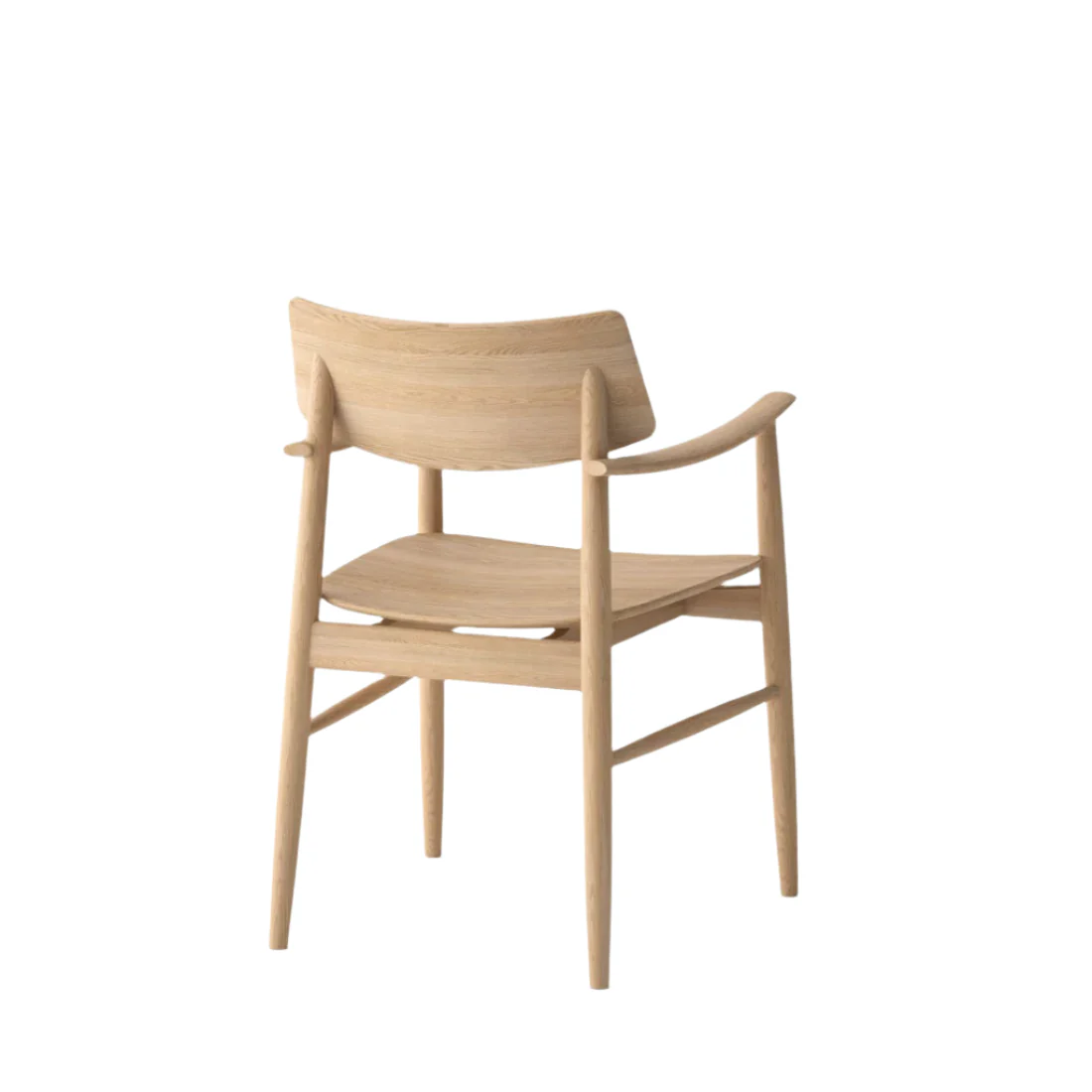 Tommy Franks Mono Solid Oak Dining Armchair – Natural - Image 3