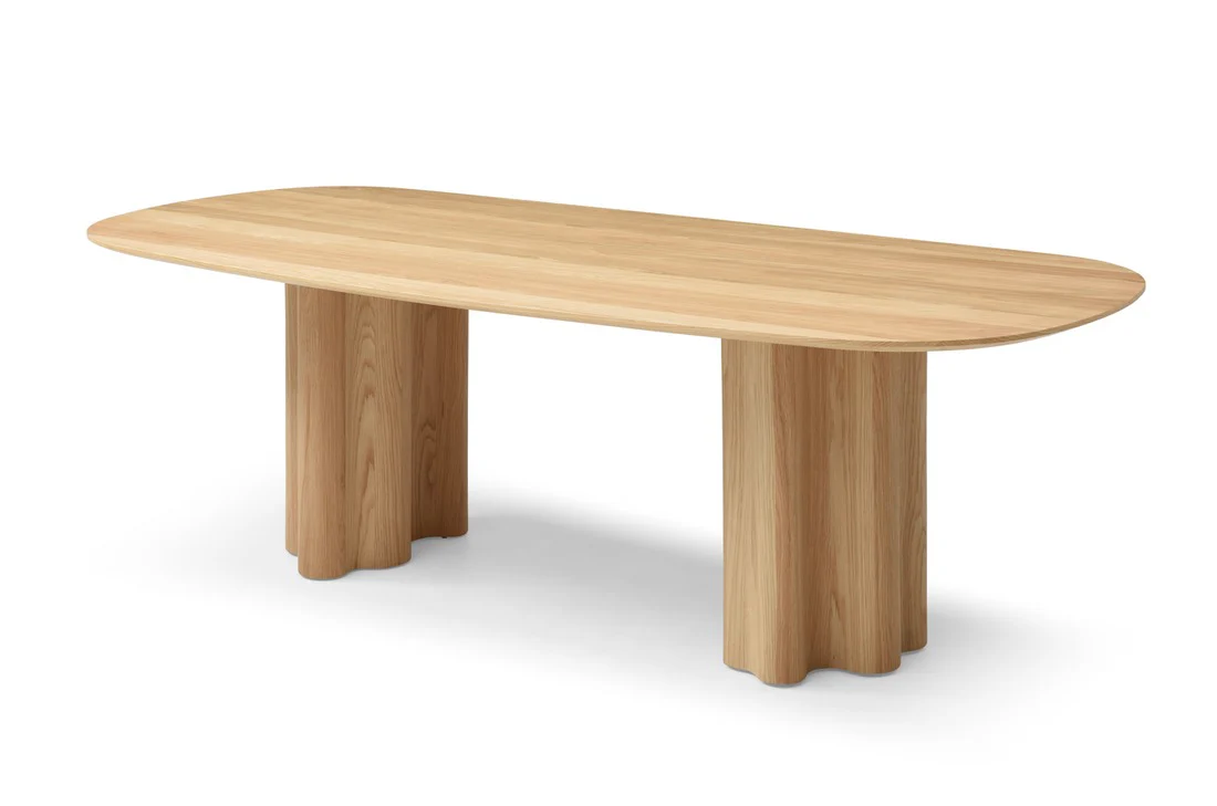 Tommy Franks Moon Dining Table – Light Oak – 240cm - Image 2