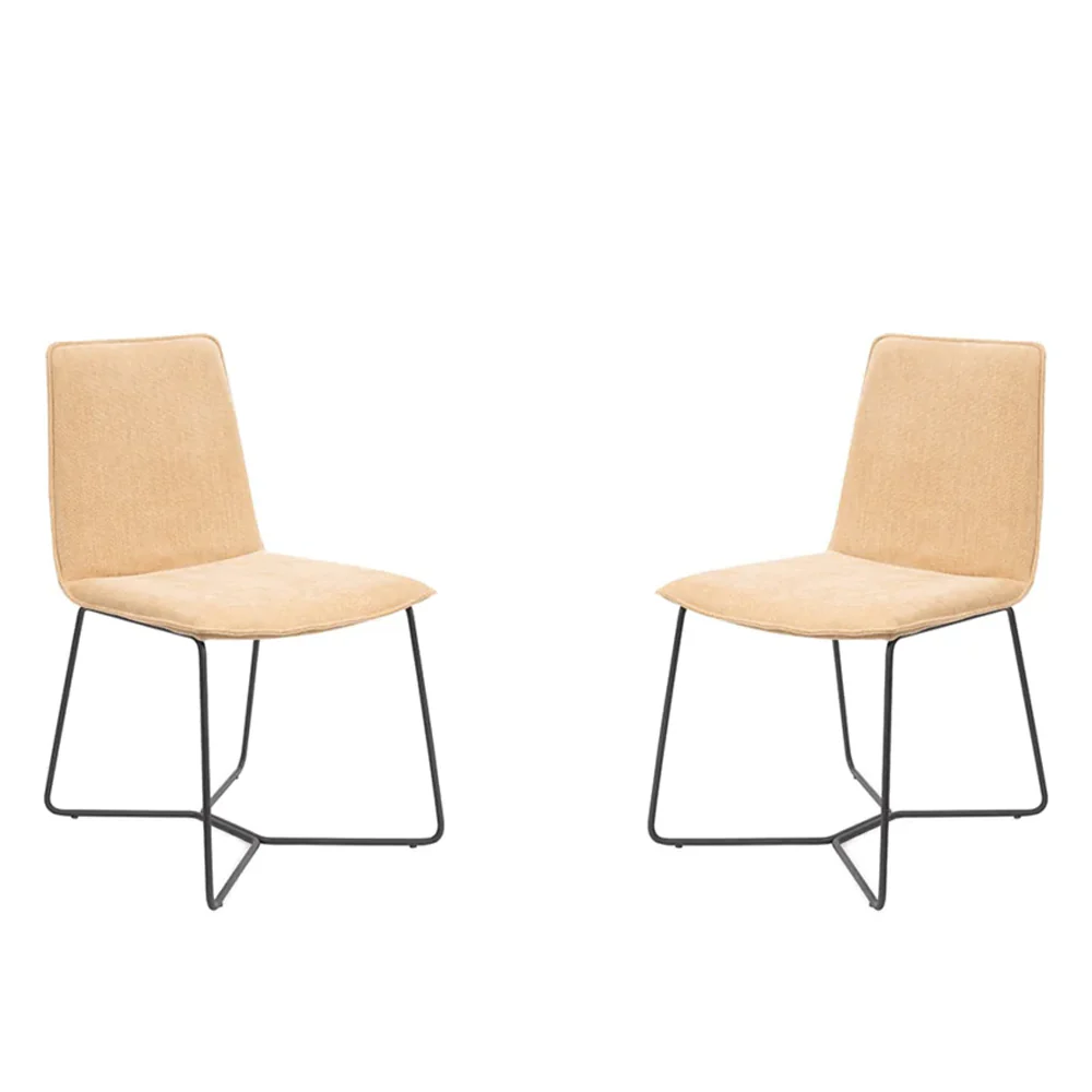 Tommy Franks Nomina Dining Chair - Warwick Copeland Honey - Set of 2