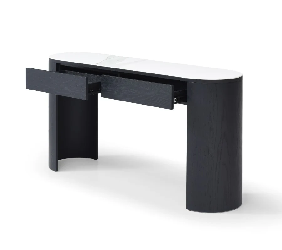 Tommy Franks Oakura Console Table – Black - Image 3