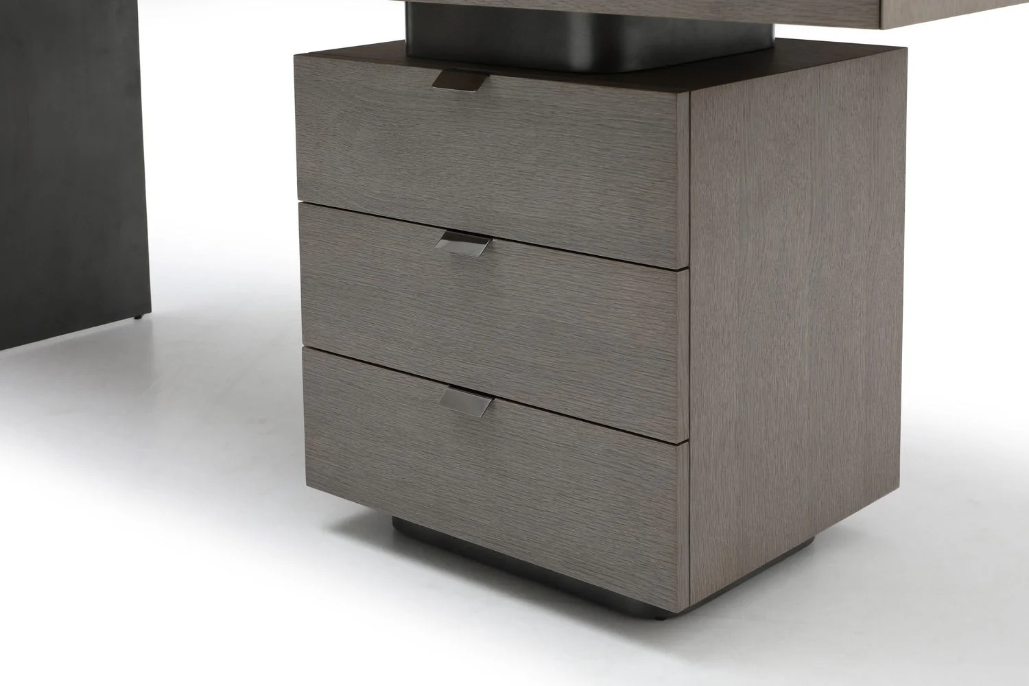Tommy Franks Oston Office Desk – Grey – Right - Image 4