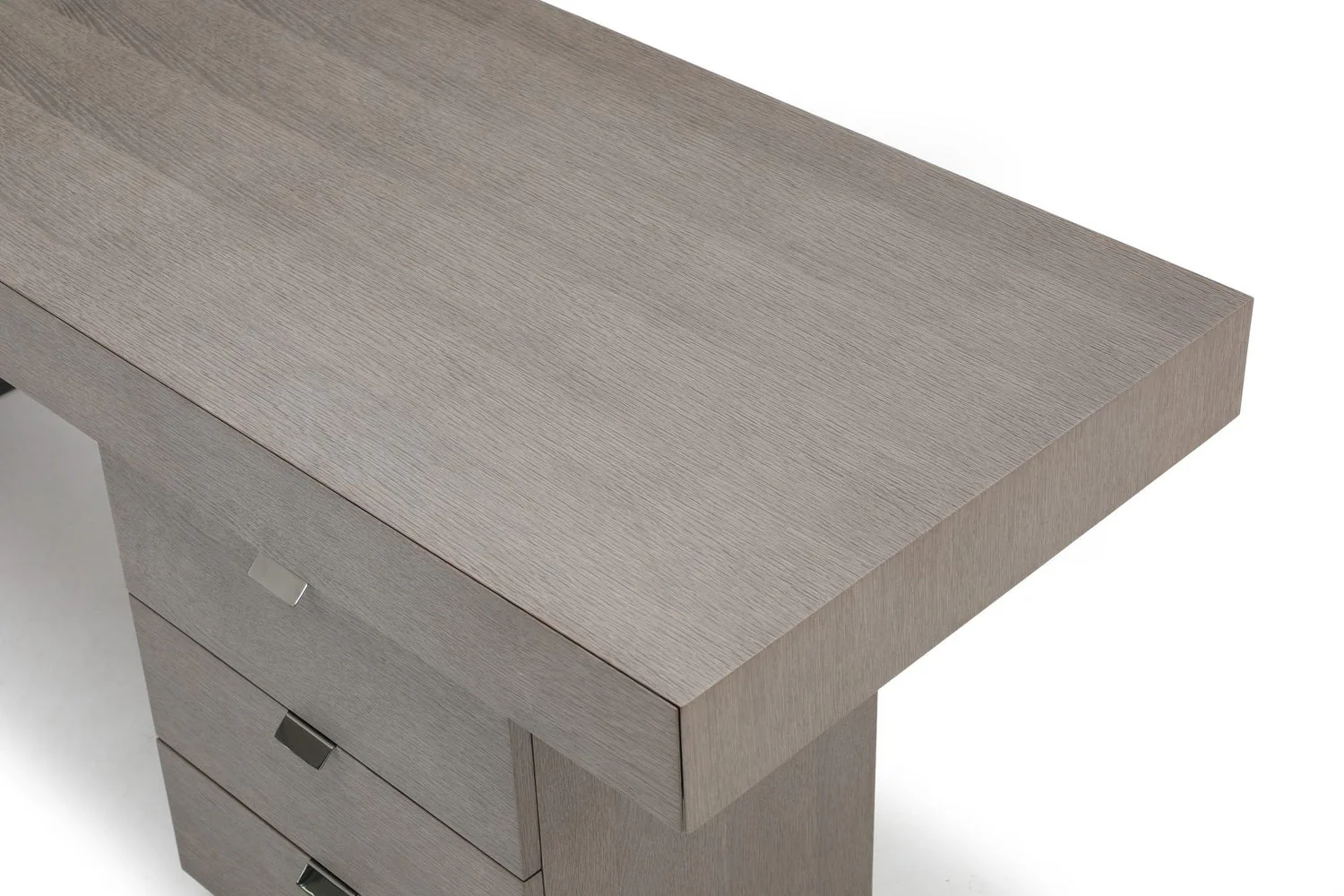 Tommy Franks Oston Office Desk – Grey – Right - Image 5