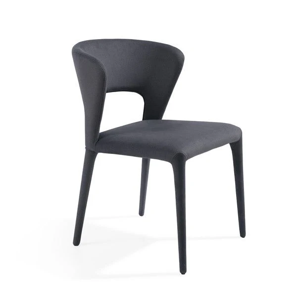 Tommy Franks Pari I Dining Chair – Luxe Cinder Grey – Set of 2 - Image 2