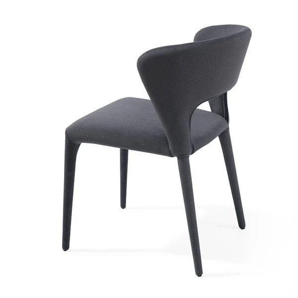 Tommy Franks Pari I Dining Chair – Luxe Cinder Grey – Set of 2 - Image 3