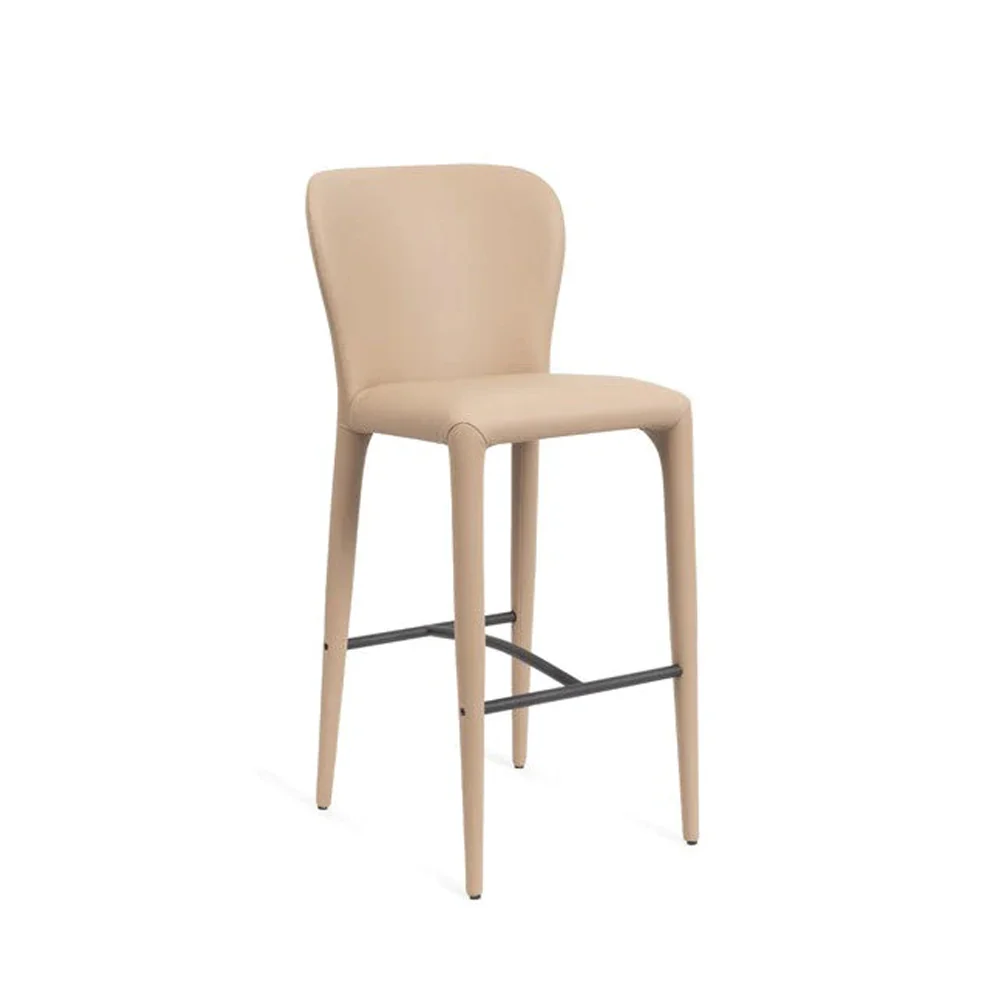 Tommy Franks Sarzana Bar Stool – Dark Marble Fabric - Image 2